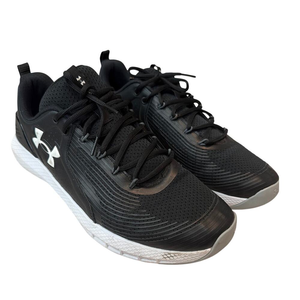 Under Armour Charged Commit TR 3 training shoes Men’s Size 13 Black White